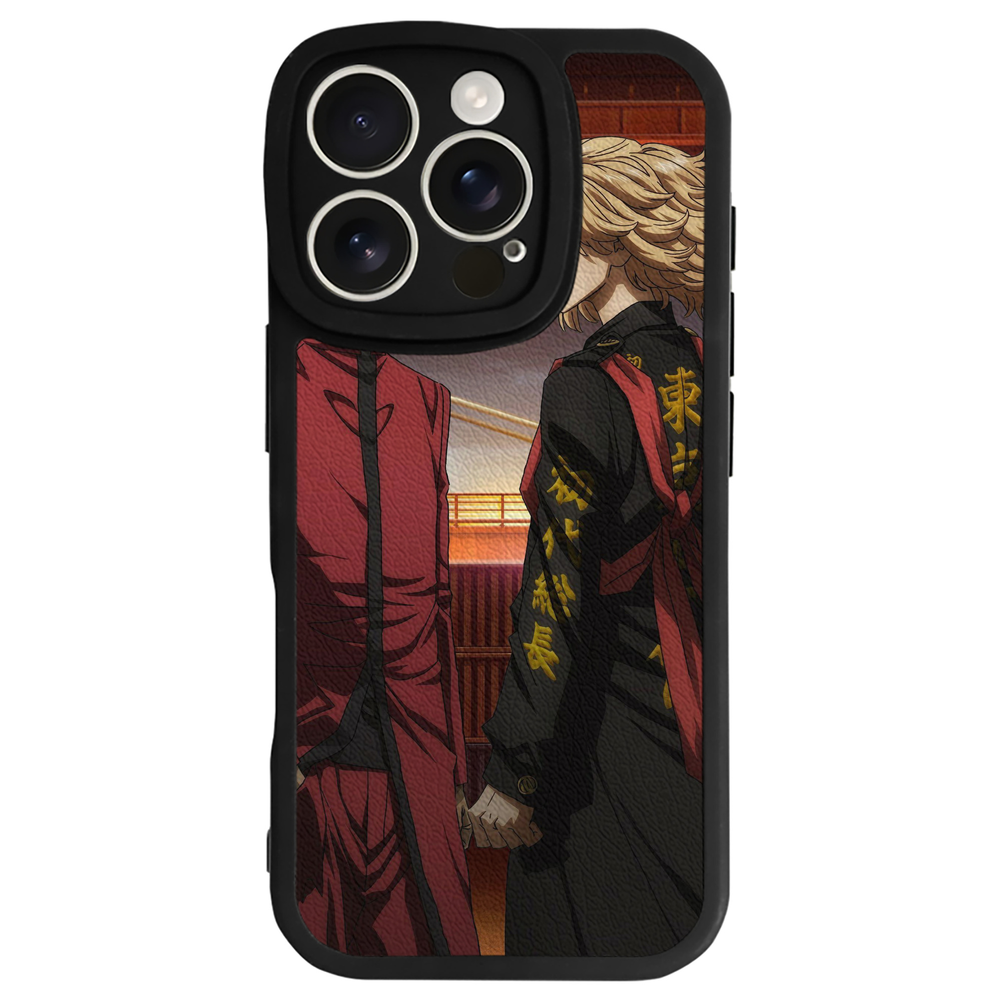 （画像用） 東京リベンジャーズ Tokyo Revengers 【iPhone 16シリーズ対応】シリコンスマホケース（レザー調） 材質：シリコン